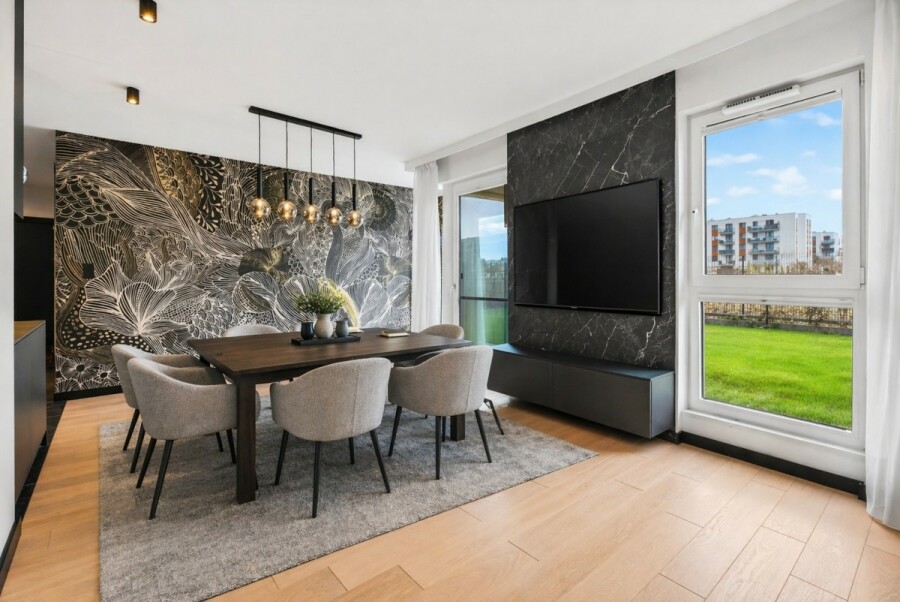 Warszawa, Bemowo Chrzanów, Batalionów Chłopskich, Designerskie mieszkanie 86 m² z ogrodem 135 m²