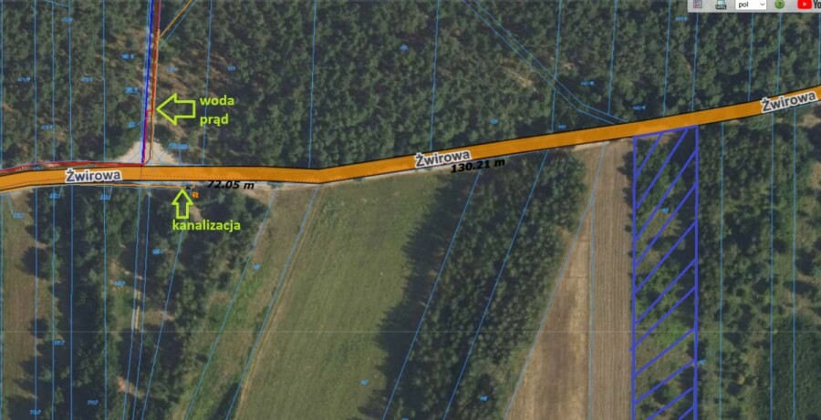 powiat nowodworski, Czosnów, Działka budowlana+ działka rolna | MPZP | 12763m2