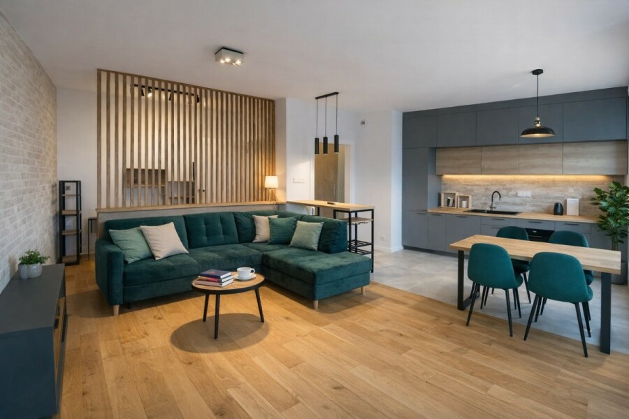 Warszawa, Ochota, Elegancki apartament 54 m² z klimatyzacją | garaż