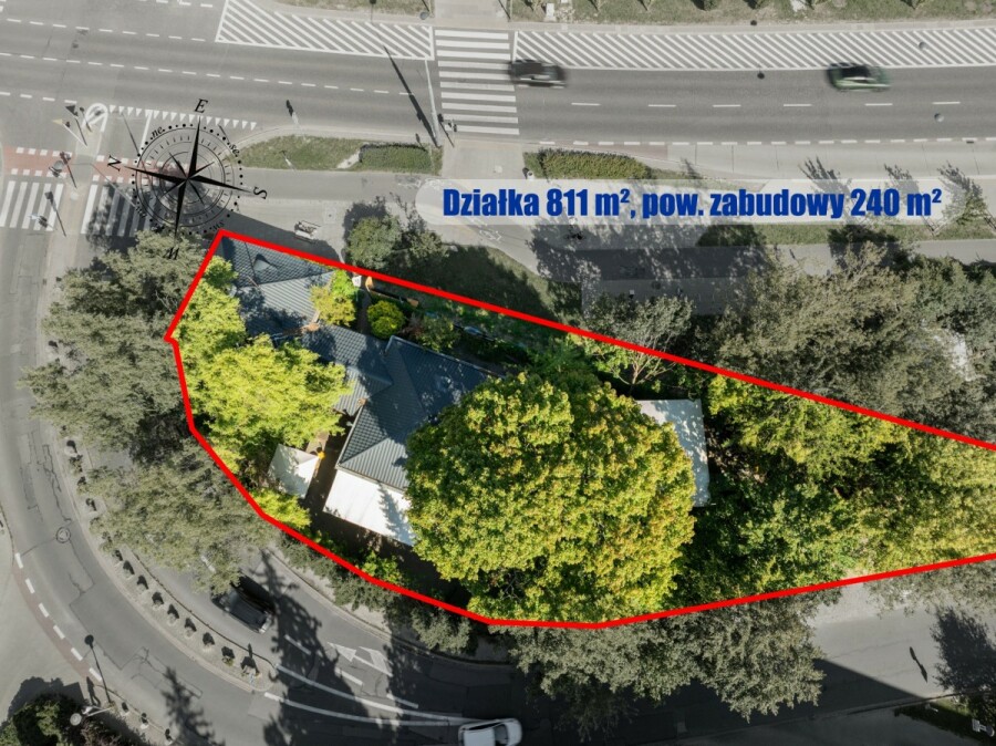 Warszawa, Mokotów Wyględów, Stanisława Żaryna, Unikalna działka na Mokotowie pod inwestycję