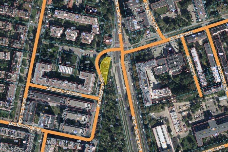 Warszawa, Mokotów Wyględów, Stanisława Żaryna, Unikalna działka na Mokotowie pod inwestycję