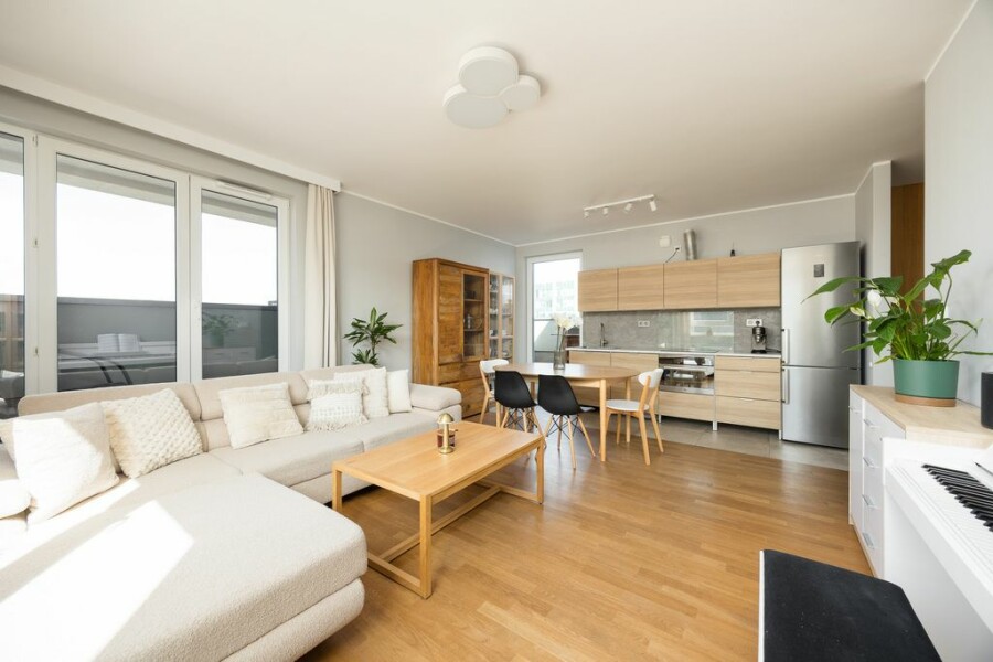Warszawa, Mokotów, Cybernetyki, Ostatnie piętro Taras i balkon 2 msc garażowe