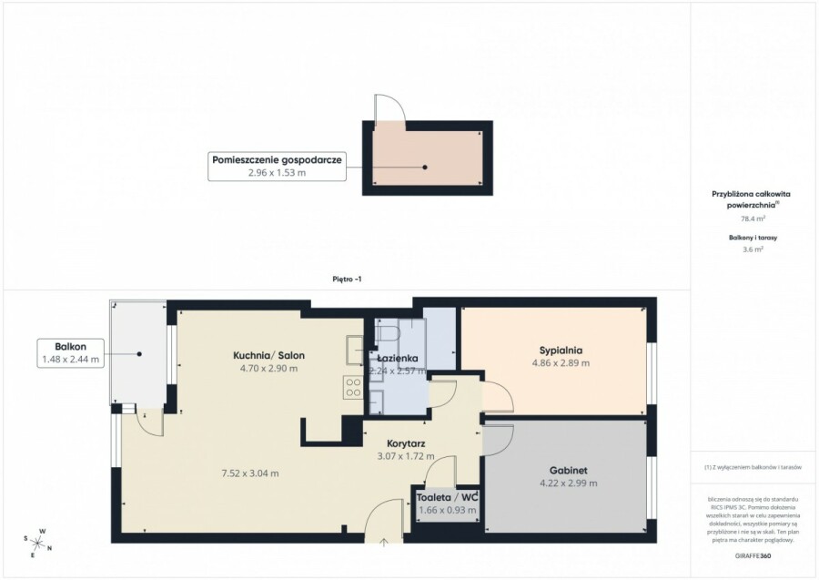 Warszawa, Mokotów Dolny, Bobrowiecka, Komfortowe 75 m² | Mokotów | 3 pokoje