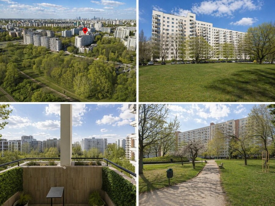 Warszawa, Mokotów, Jana Sebastiana Bacha, Po generalnym remoncie Metro 5 min. Parking