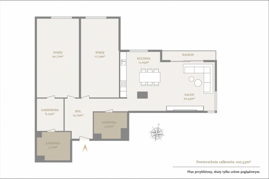 Warszawa, Mokotów, Cieszyńska, Mokotów | 100m2 przy Metro Wianowska | 2 łazienki