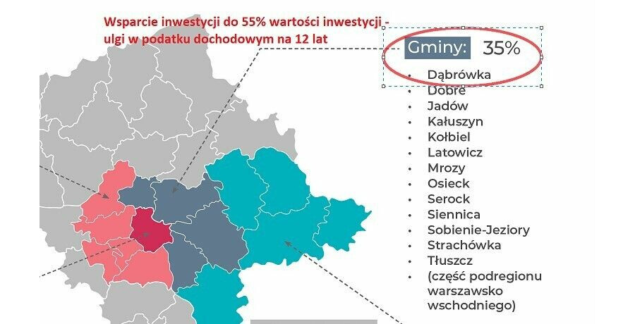 powiat wołomiński, Małopole, Warszawska, Przemysłowa, mpzp, dojazd asfaltem, serwisówka S8
