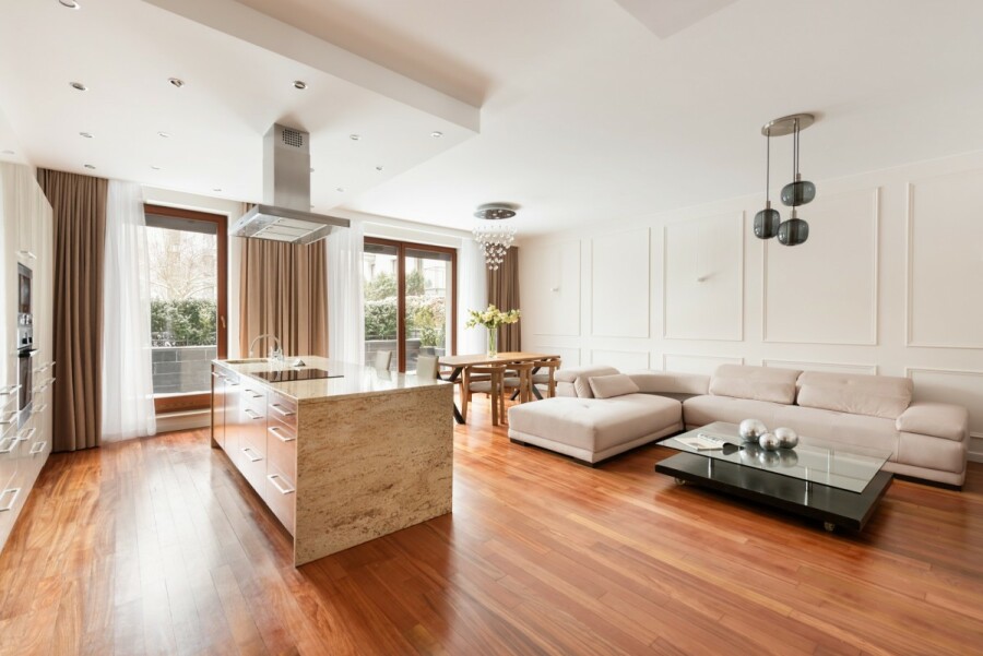 Warszawa, Wilanów, Apartament 3 pokoje 92 m² + ogródek 9 m² + garaż