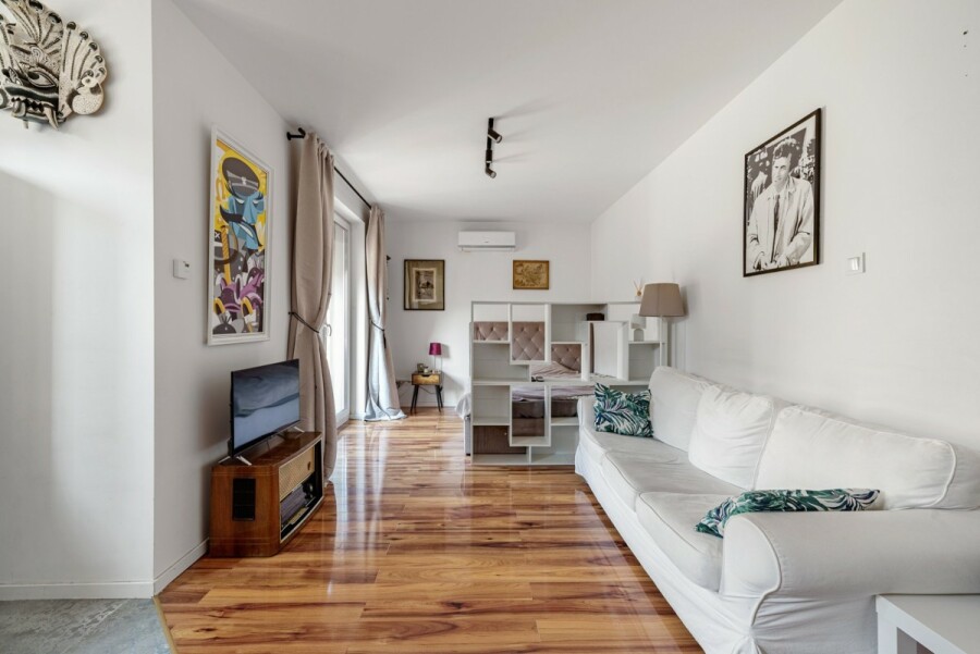Warszawa, Wilanów, Zaściankowa, Kawalerka | Ogród 125m² | Premium
