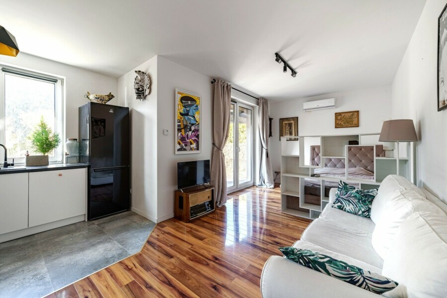 Warszawa, Wilanów, Zaściankowa, Kawalerka | Ogród 125m² | Premium