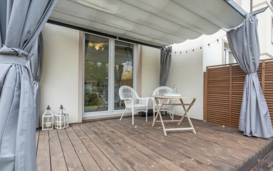 Warszawa, Wilanów, Zaściankowa, Kawalerka | Ogród 125m² | Premium