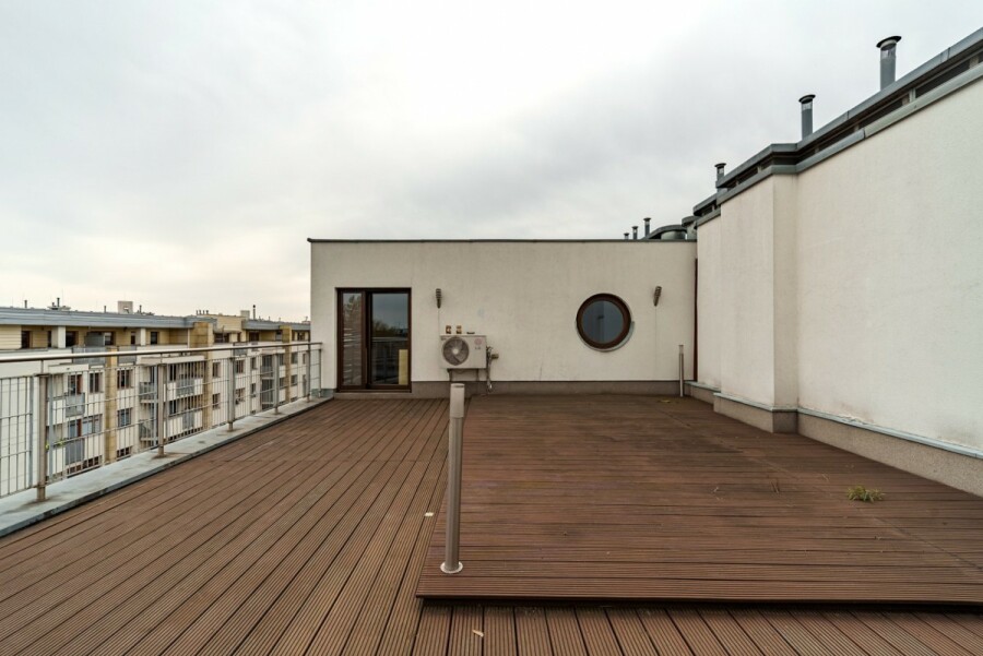 Warszawa, Wilanów Błonia Wilanowskie, Sarmacka, Dwupoziomowy apartament I dwa tarasy I duże okna