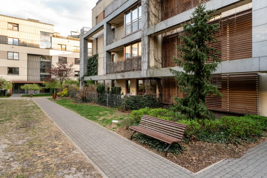 Warszawa, Wilanów, Prymasa Augusta Hlonda, Narożny apartament z tarasem na ostatnim piętrze