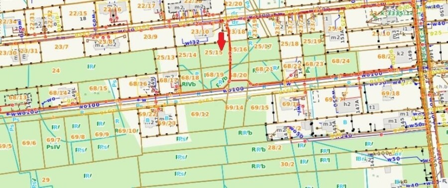 Warszawa, Białołęka, Ostródzka, 1405m2 Ul. Ostródzka MPZP