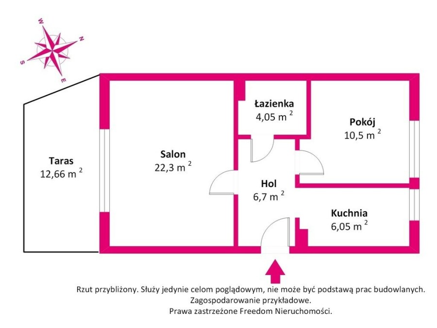 Warszawa, Targówek Mieszkaniowy, 2 pokoje Parter Taras 12,5m2 Metro Remont