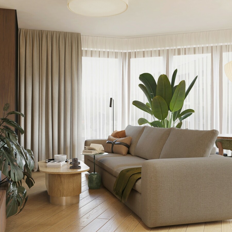 Warszawa, Praga-Północ, Port Praski – przestronny apartament z projektem