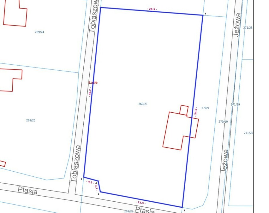 powiat wołomiński, Łosie, Ptasia, Działka w otoczeniu lasu | 1900 m²/MPZP | Łosie