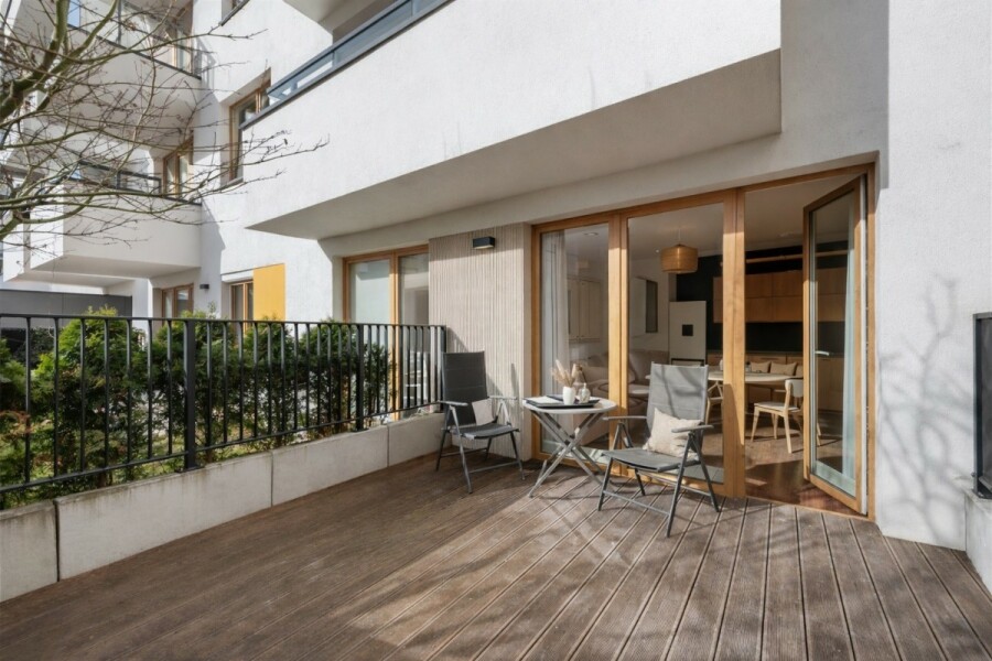 Warszawa, Żoliborz, Kaliny Jędrusik, Dwupokojowy apartament z tarasem – Żoliborz