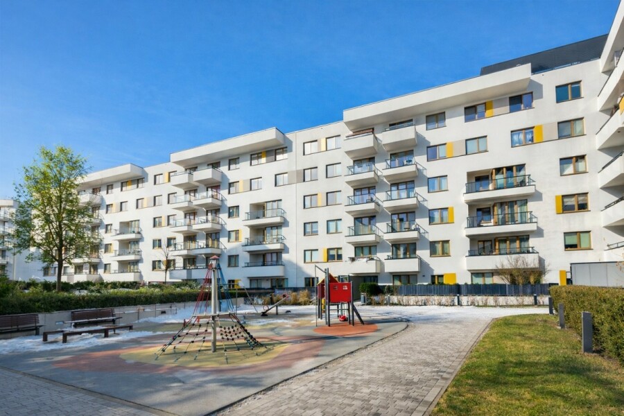 Warszawa, Żoliborz, Kaliny Jędrusik, Dwupokojowy apartament z tarasem – Żoliborz