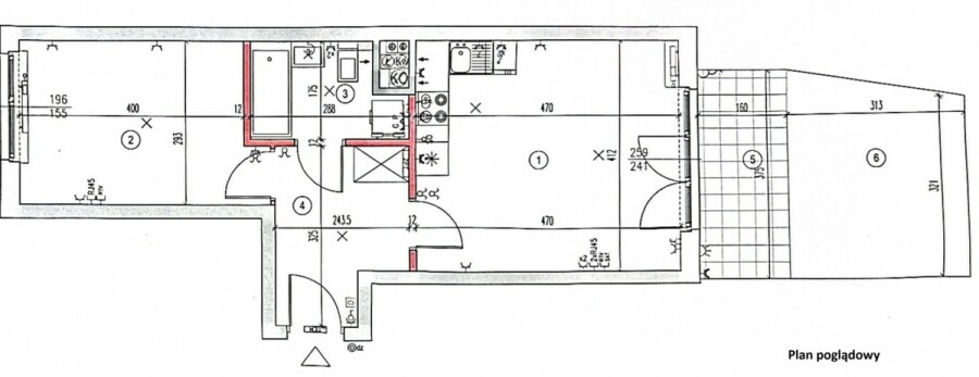 Warszawa, Żoliborz, Kaliny Jędrusik, Dwupokojowy apartament z tarasem – Żoliborz