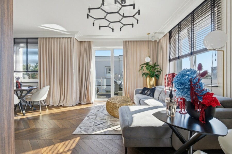 powiat Warszawa, Warszawa, Luksusowy, bezczynszowy apartament| taras i ogród