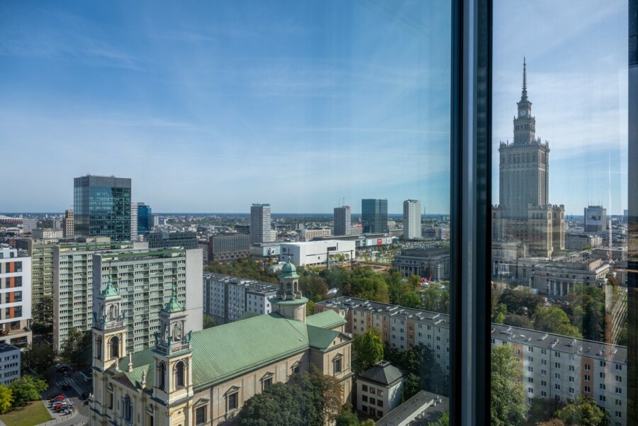 Warszawa, Śródmieście Północne, Twarda, Dwupokojowy apartament w Cosmopolitanie