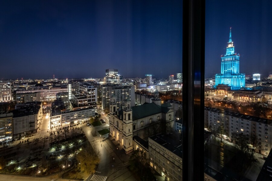 Warszawa, Śródmieście Północne, Twarda, Dwupokojowy apartament w Cosmopolitanie
