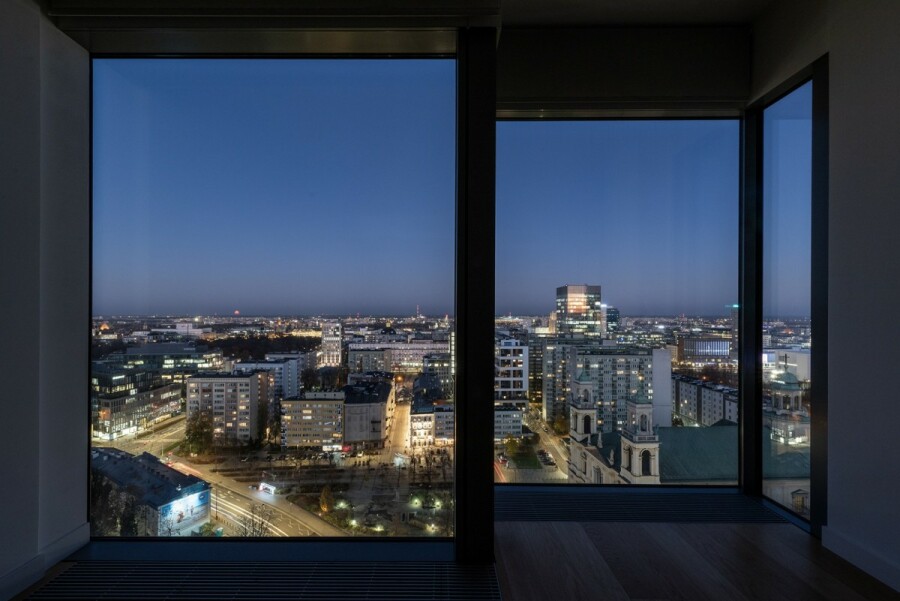 Warszawa, Śródmieście Północne, Twarda, Dwupokojowy apartament w Cosmopolitanie