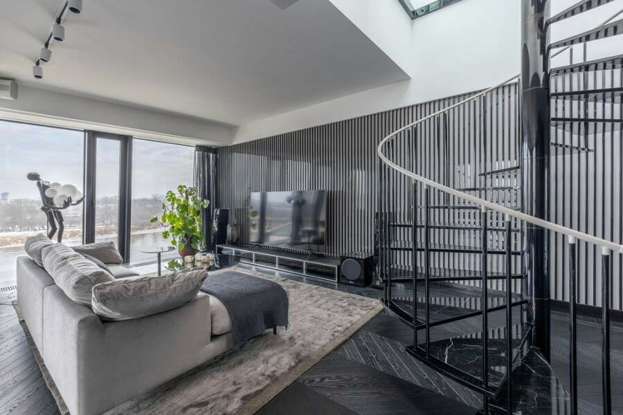 Warszawa, Śródmieście Powiśle, Wioślarska, 162m2 nad samym brzegiem Wisły.