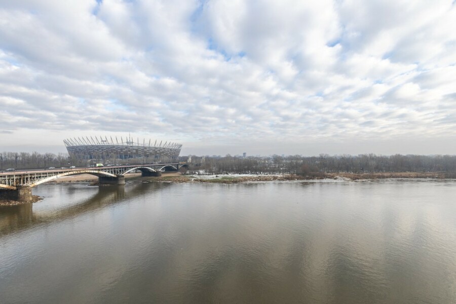 Warszawa, Śródmieście Powiśle, Wioślarska, 162m2 nad samym brzegiem Wisły.