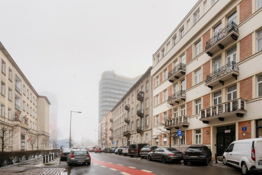 Warszawa, Śródmieście Południowe, Mokotowska, Mieszkanie ul. Mokotowska | Marmurowa łazienka