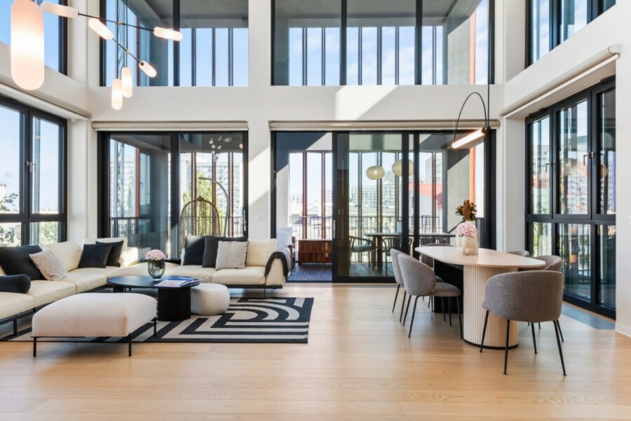 Warszawa, Wola, Krochmalna, DWUPOZIOMOWY PENTHOUSE BROWARY WARSZAWSKIE