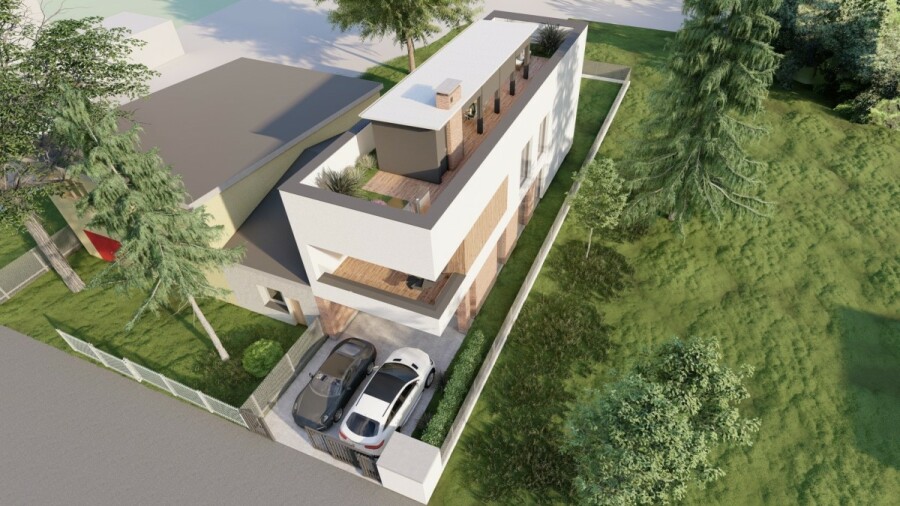 Warszawa, Wola Ulrychów, Wincentego Pola, Działka z projektem domu i prawomocnym pozwoleniem