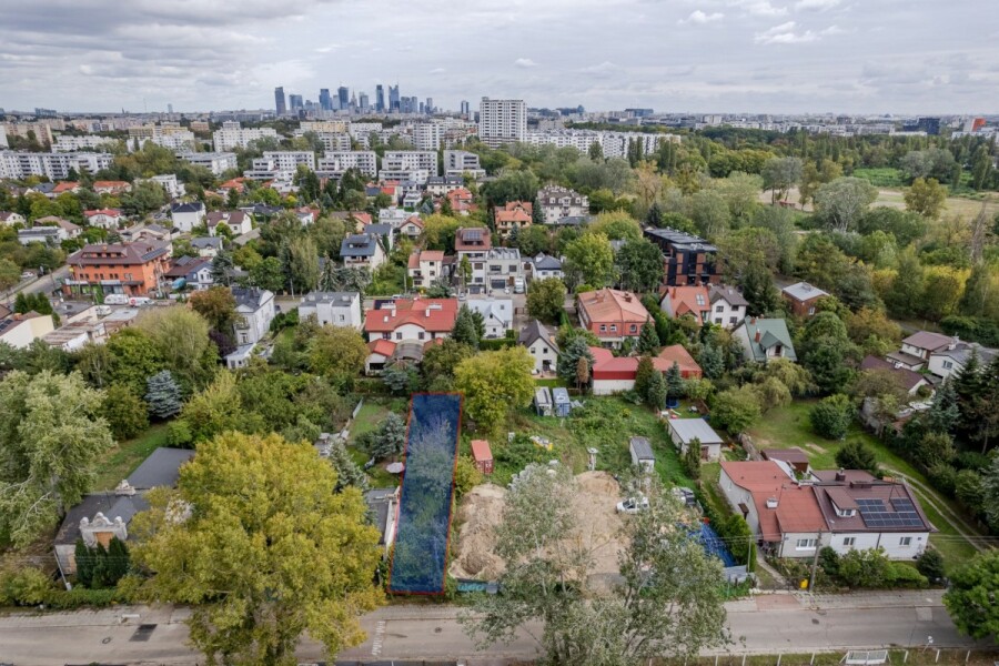 Warszawa, Wola Ulrychów, Wincentego Pola, Działka z projektem domu i prawomocnym pozwoleniem