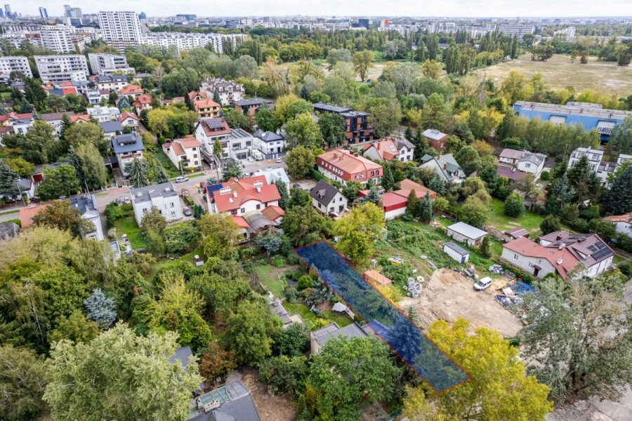 Warszawa, Wola Ulrychów, Wincentego Pola, Działka z projektem domu i prawomocnym pozwoleniem