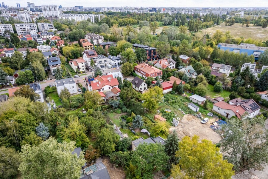 Warszawa, Wola Ulrychów, Wincentego Pola, Działka z projektem domu i prawomocnym pozwoleniem