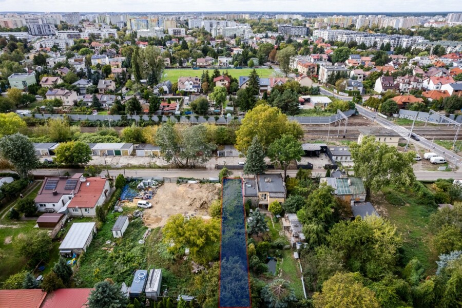 Warszawa, Wola Ulrychów, Wincentego Pola, Działka z projektem domu i prawomocnym pozwoleniem