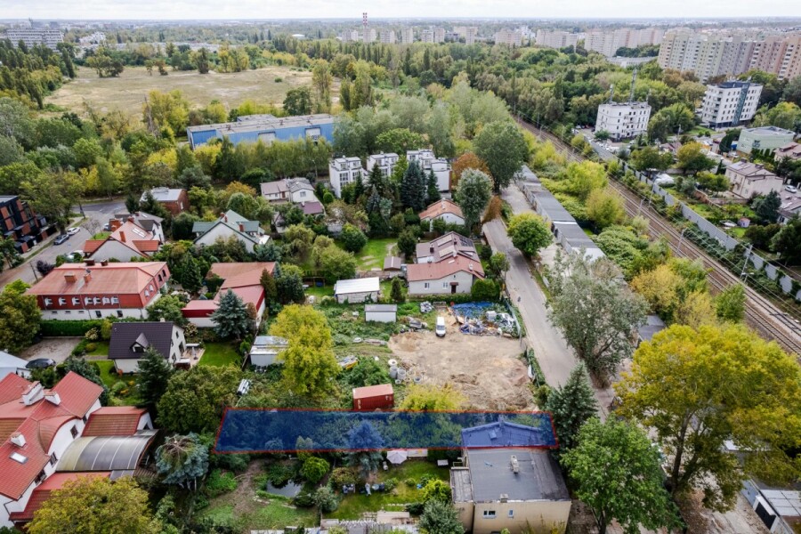 Warszawa, Wola Ulrychów, Wincentego Pola, Działka z projektem domu i prawomocnym pozwoleniem