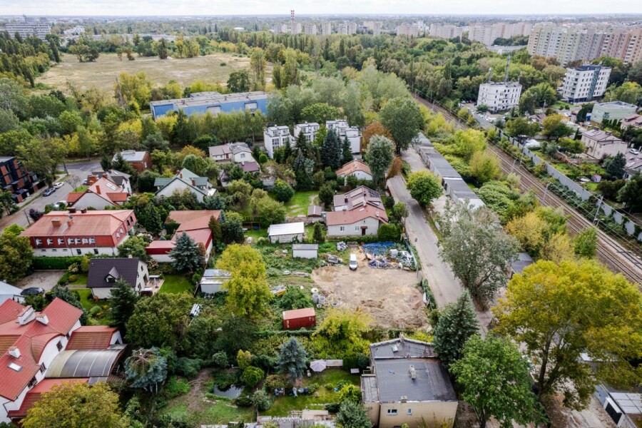Warszawa, Wola Ulrychów, Wincentego Pola, Działka z projektem domu i prawomocnym pozwoleniem