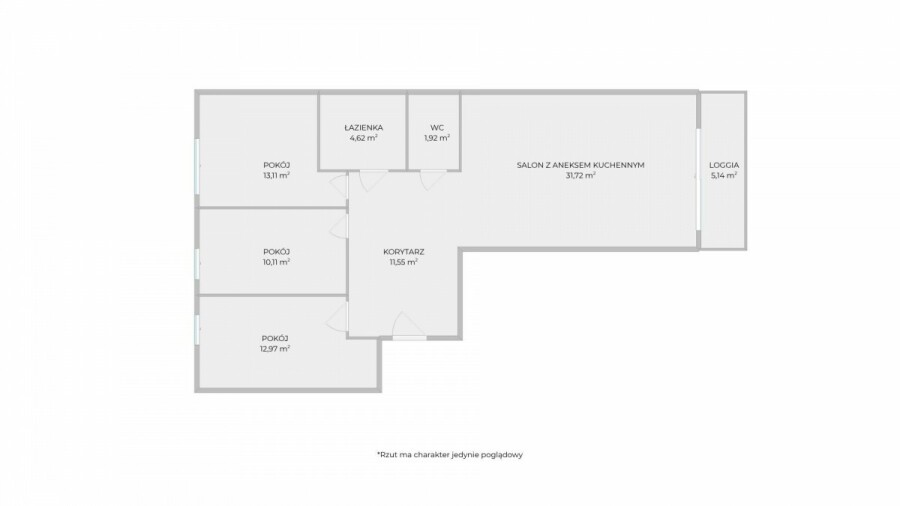 Warszawa, Wola, Jana Kazimierza, Mieszkanie 86 m² z loggią – Wola, Jana Kazimierza