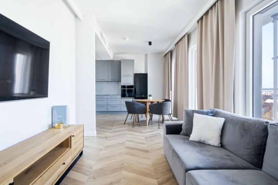 Warszawa, Wola, Marcina Kasprzaka, Apartament z widokiem na centrum Warszawy