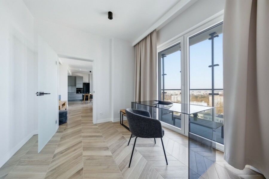 Warszawa, Wola, Marcina Kasprzaka, Apartament z widokiem na centrum Warszawy