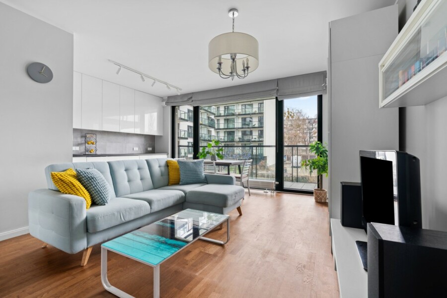 Warszawa, Wola Nowolipki, Dzielna, 51 m2 | Wysoki standard | 2 pokoje | Loggia