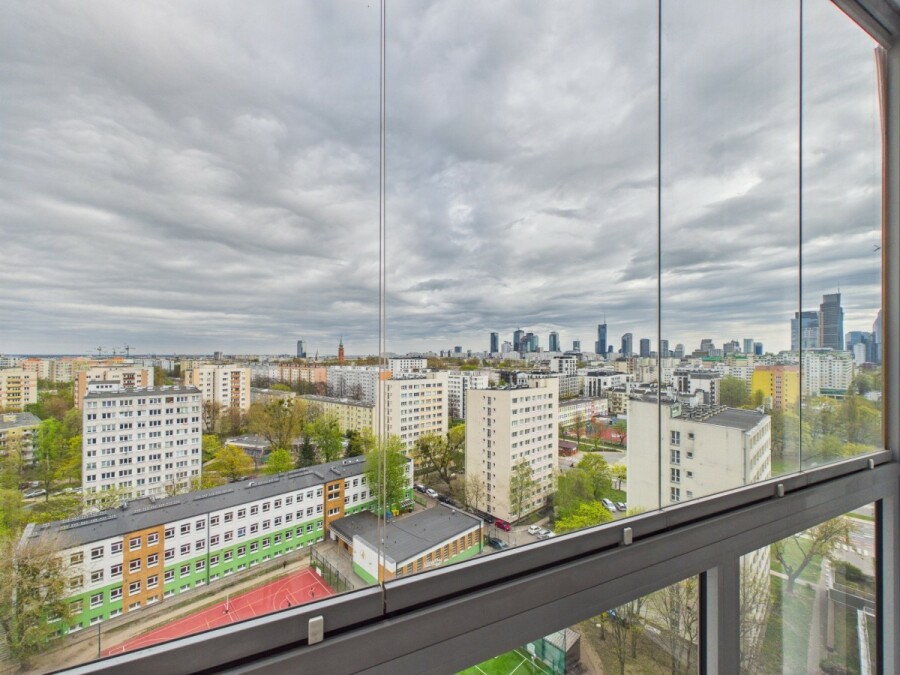 Warszawa, Wola Nowolipki, Okopowa, 2 pokoje, 13. piętro; cisza i panorama Warszawy