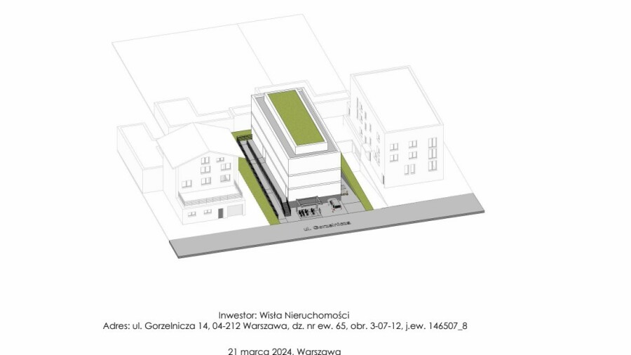 Warszawa, Praga-Południe Gocławek, Gorzelnicza, 707 m² MPZP MN/MW - DZIAŁKA INWESTYCYJNA
