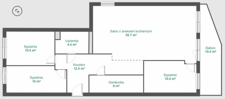 Warszawa, Bielany, Heroldów, Imponujący salon na rodzinnym osiedlu - GOTOWE