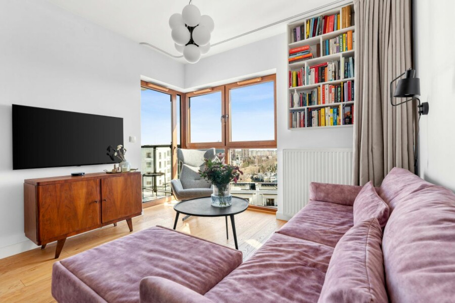 Warszawa, Bielany, Wólczyńska, 3 pokoje z panoramicznym widokiem | 73 m²| Bielany