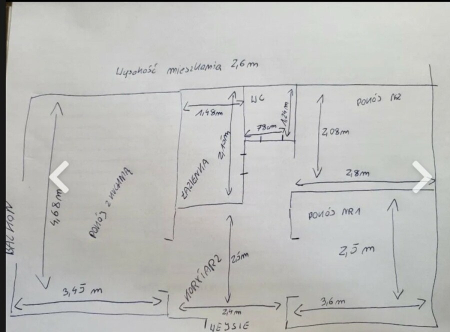 powiat nowodworski, Nowy Dwór Mazowiecki, Rtm. Witolda Pileckiego, 2 pok., 42m2, Osiedle Młodych do remontu