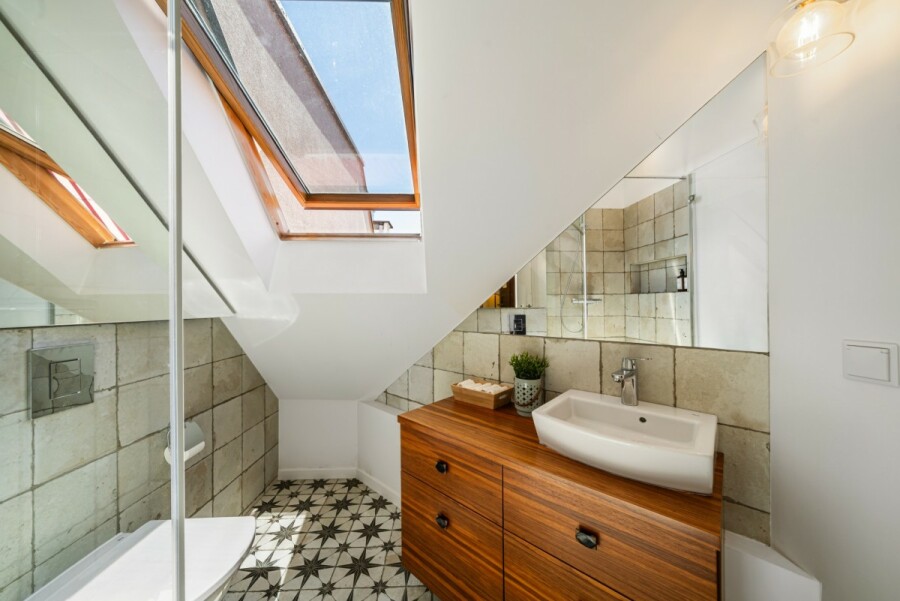 Warszawa, Ursynów Kabaty, Ekologiczna, Dwupoziomowy loft 91 m2 z widokiem na Kabaty.
