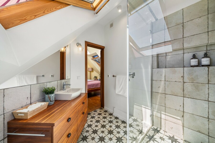 Warszawa, Ursynów Kabaty, Ekologiczna, Dwupoziomowy loft 91 m2 z widokiem na Kabaty.