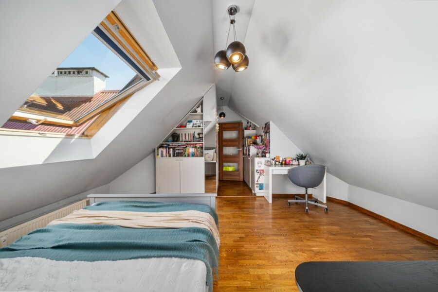 Warszawa, Ursynów Kabaty, Ekologiczna, Dwupoziomowy loft 91 m2 z widokiem na Kabaty.